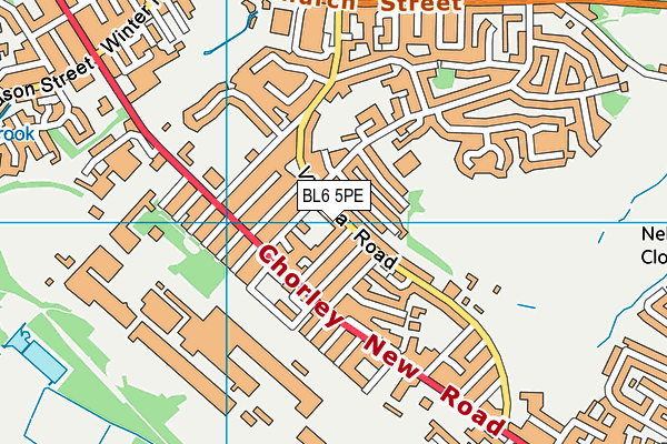 BL6 5PE map - OS VectorMap District (Ordnance Survey)