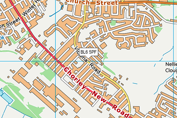 BL6 5PF map - OS VectorMap District (Ordnance Survey)