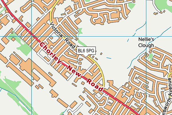 BL6 5PG map - OS VectorMap District (Ordnance Survey)