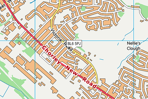 BL6 5PJ map - OS VectorMap District (Ordnance Survey)