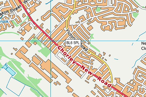 BL6 5PL map - OS VectorMap District (Ordnance Survey)