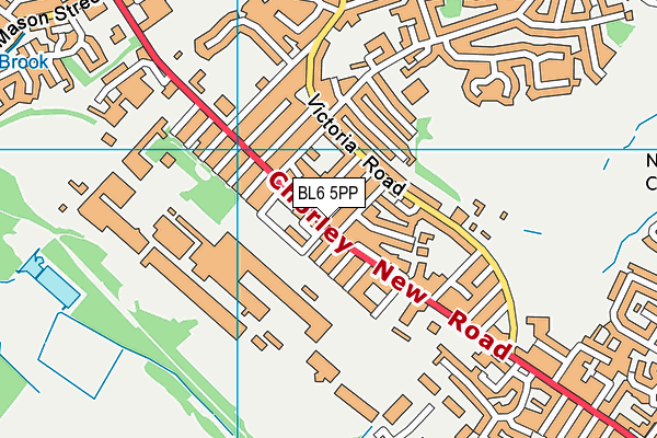 BL6 5PP map - OS VectorMap District (Ordnance Survey)