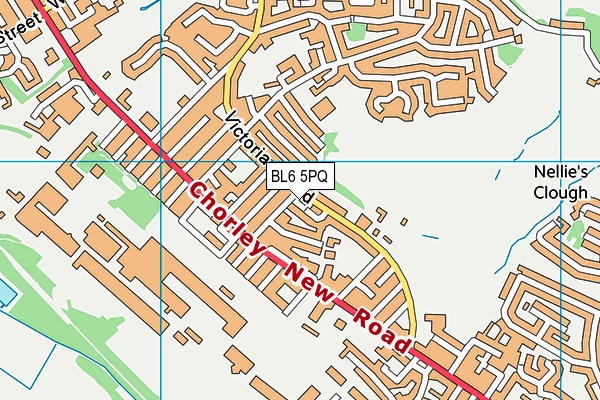 BL6 5PQ map - OS VectorMap District (Ordnance Survey)