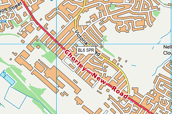 BL6 5PR map - OS VectorMap District (Ordnance Survey)