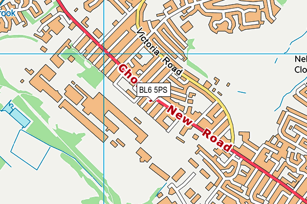 BL6 5PS map - OS VectorMap District (Ordnance Survey)