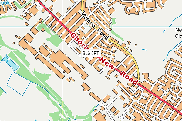 BL6 5PT map - OS VectorMap District (Ordnance Survey)