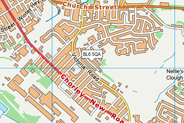 BL6 5QA map - OS VectorMap District (Ordnance Survey)