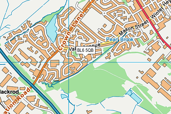BL6 5QB map - OS VectorMap District (Ordnance Survey)