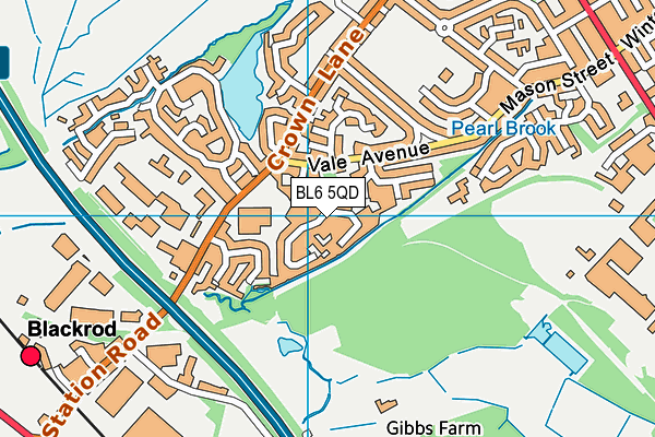 BL6 5QD map - OS VectorMap District (Ordnance Survey)