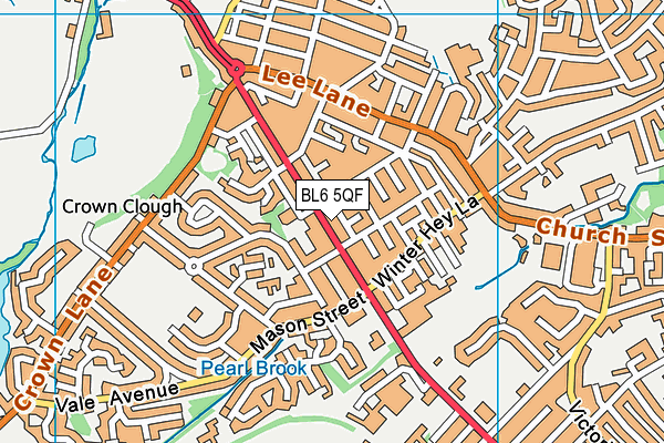 BL6 5QF map - OS VectorMap District (Ordnance Survey)