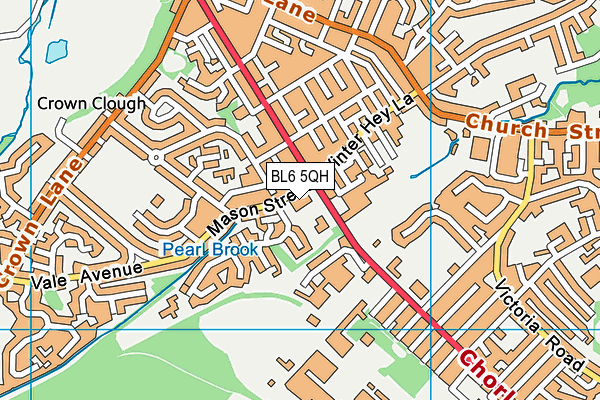 BL6 5QH map - OS VectorMap District (Ordnance Survey)