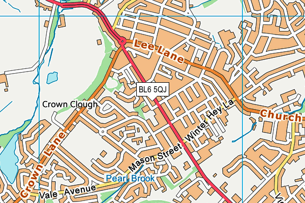 BL6 5QJ map - OS VectorMap District (Ordnance Survey)