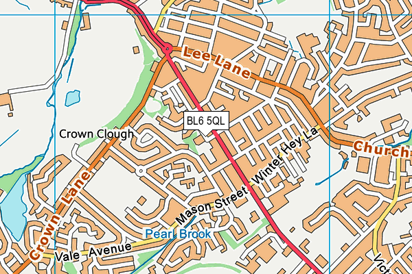 BL6 5QL map - OS VectorMap District (Ordnance Survey)