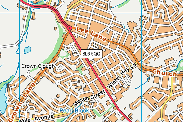 BL6 5QQ map - OS VectorMap District (Ordnance Survey)