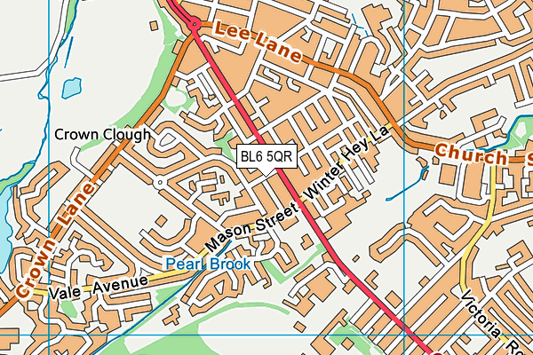 BL6 5QR map - OS VectorMap District (Ordnance Survey)