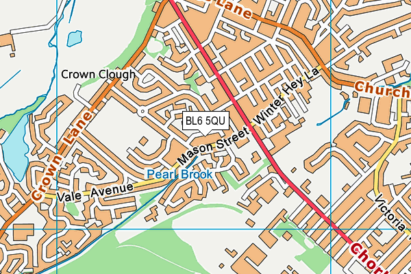 BL6 5QU map - OS VectorMap District (Ordnance Survey)