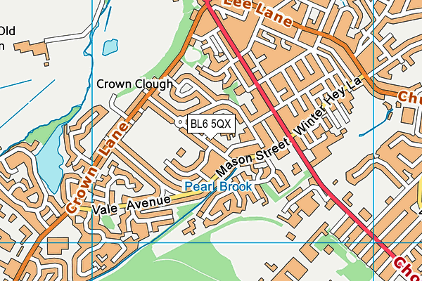 BL6 5QX map - OS VectorMap District (Ordnance Survey)