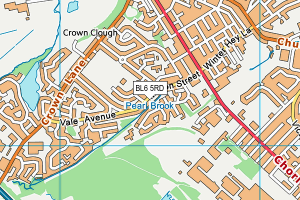 BL6 5RD map - OS VectorMap District (Ordnance Survey)