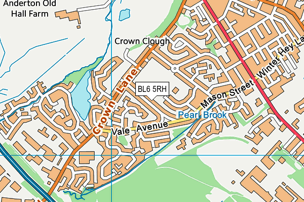 BL6 5RH map - OS VectorMap District (Ordnance Survey)