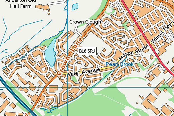 BL6 5RJ map - OS VectorMap District (Ordnance Survey)