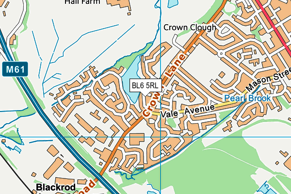 BL6 5RL map - OS VectorMap District (Ordnance Survey)