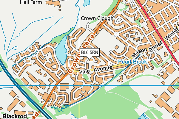 BL6 5RN map - OS VectorMap District (Ordnance Survey)