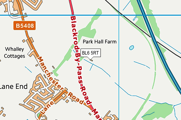 BL6 5RT map - OS VectorMap District (Ordnance Survey)