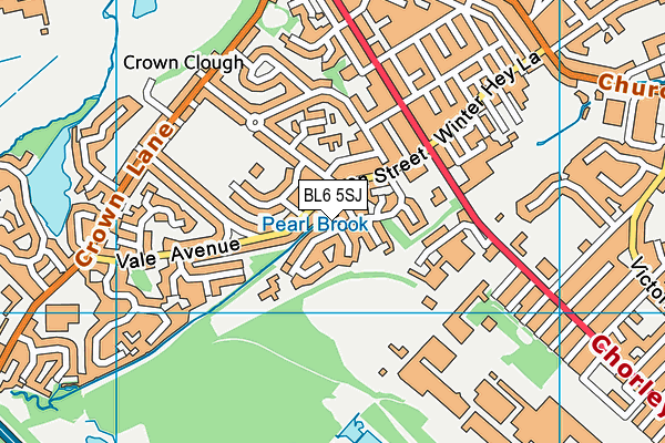 St Catherines School map (BL6 5SJ) - OS VectorMap District (Ordnance Survey)