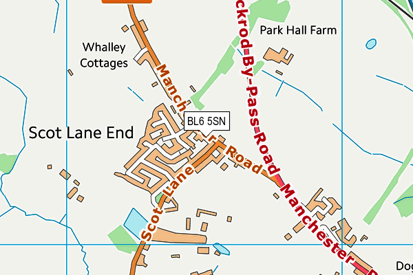 BL6 5SN map - OS VectorMap District (Ordnance Survey)