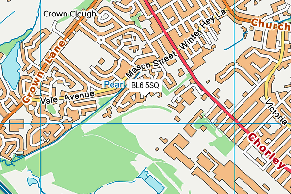 BL6 5SQ map - OS VectorMap District (Ordnance Survey)