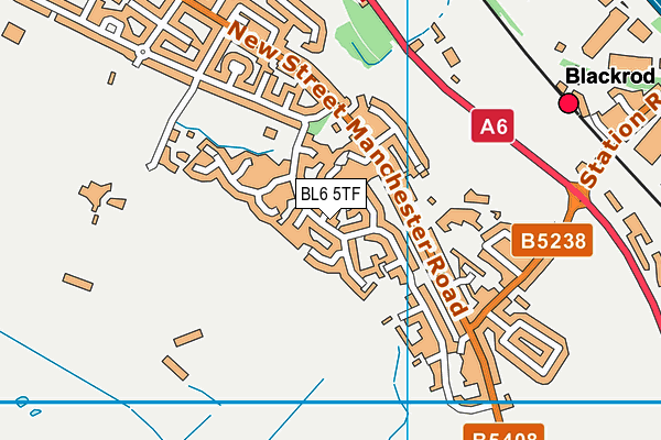 BL6 5TF map - OS VectorMap District (Ordnance Survey)