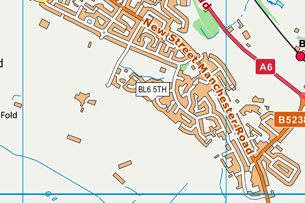 BL6 5TH map - OS VectorMap District (Ordnance Survey)
