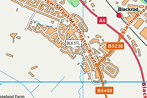 BL6 5TL map - OS VectorMap District (Ordnance Survey)