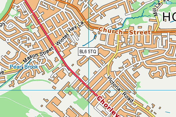 BL6 5TQ map - OS VectorMap District (Ordnance Survey)