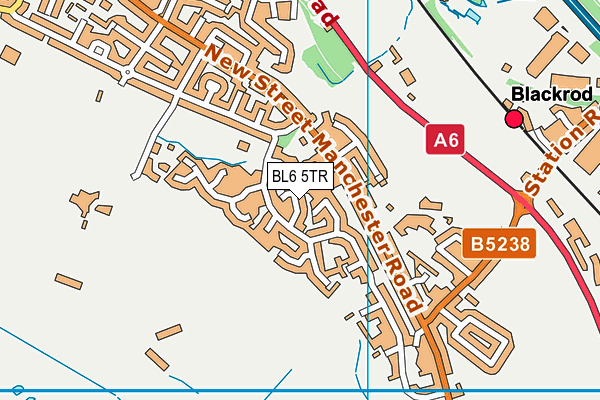 BL6 5TR map - OS VectorMap District (Ordnance Survey)