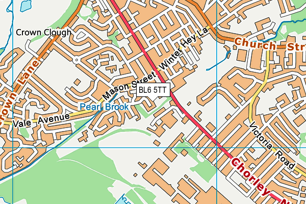 BL6 5TT map - OS VectorMap District (Ordnance Survey)