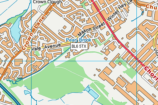 BL6 5TX map - OS VectorMap District (Ordnance Survey)