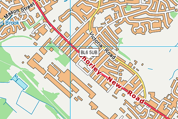 BL6 5UB map - OS VectorMap District (Ordnance Survey)