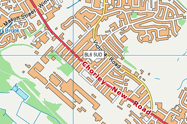 BL6 5UD map - OS VectorMap District (Ordnance Survey)