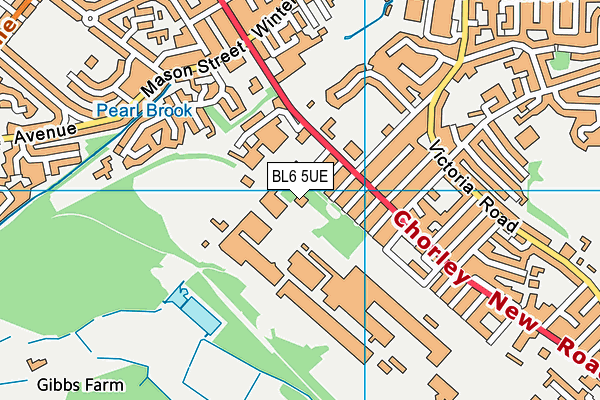 BL6 5UE map - OS VectorMap District (Ordnance Survey)