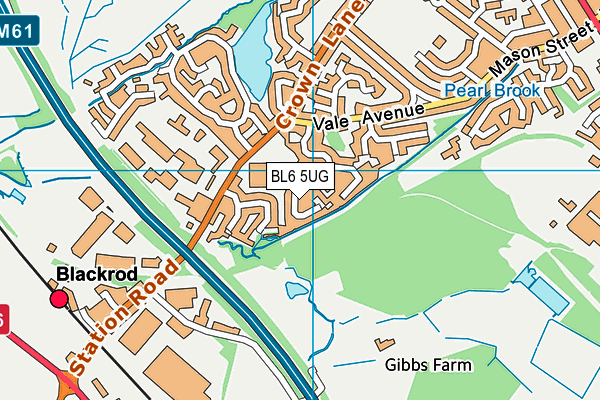 BL6 5UG map - OS VectorMap District (Ordnance Survey)