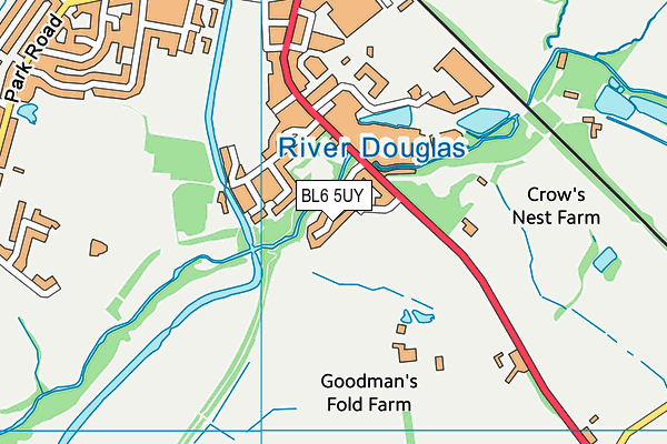 BL6 5UY map - OS VectorMap District (Ordnance Survey)