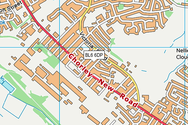 BL6 6DP map - OS VectorMap District (Ordnance Survey)