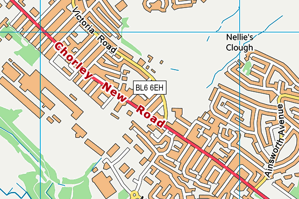 BL6 6EH map - OS VectorMap District (Ordnance Survey)