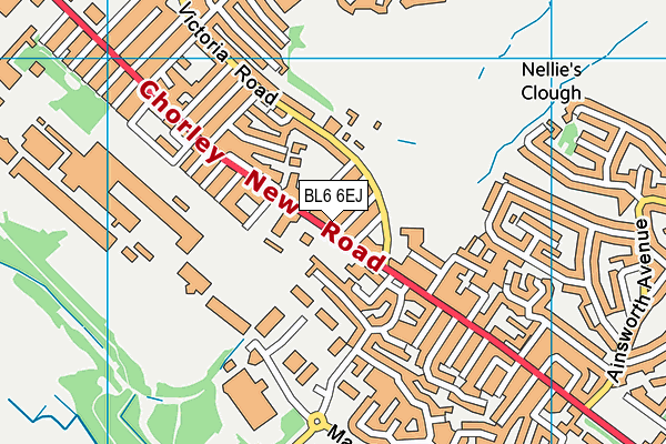 BL6 6EJ map - OS VectorMap District (Ordnance Survey)