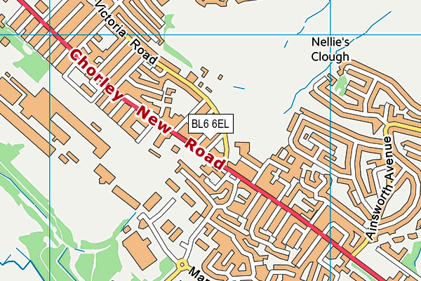 BL6 6EL map - OS VectorMap District (Ordnance Survey)