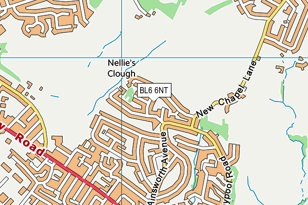 BL6 6NT map - OS VectorMap District (Ordnance Survey)