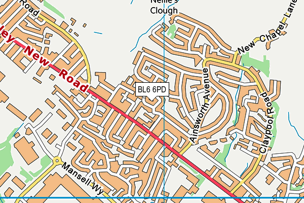 Map of NORTH WEST ROLLER SHUTTERS & DOORS LTD at district scale