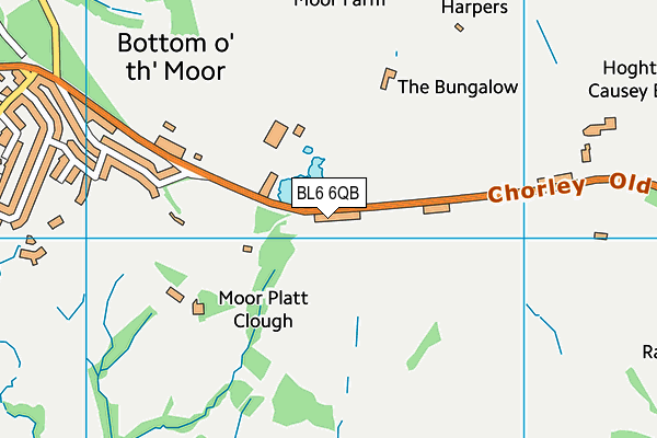 BL6 6QB map - OS VectorMap District (Ordnance Survey)