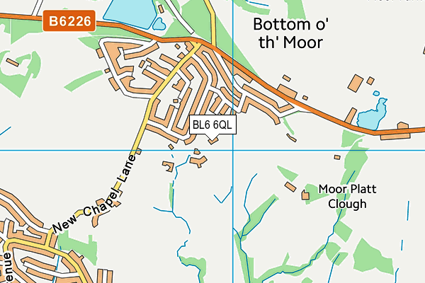 BL6 6QL map - OS VectorMap District (Ordnance Survey)